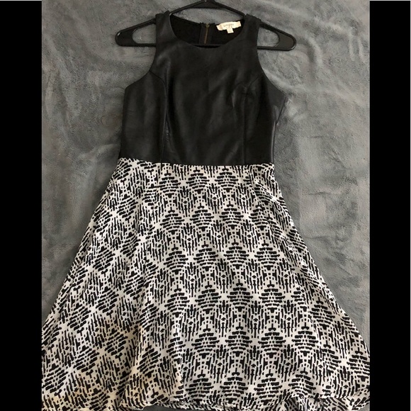 Leather Top Dress - Picture 1 of 1